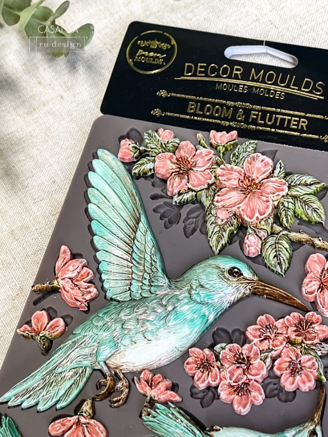 Bloom & Flutter | 5"x10"x8mm | Decor Mould | Redesign with Prima