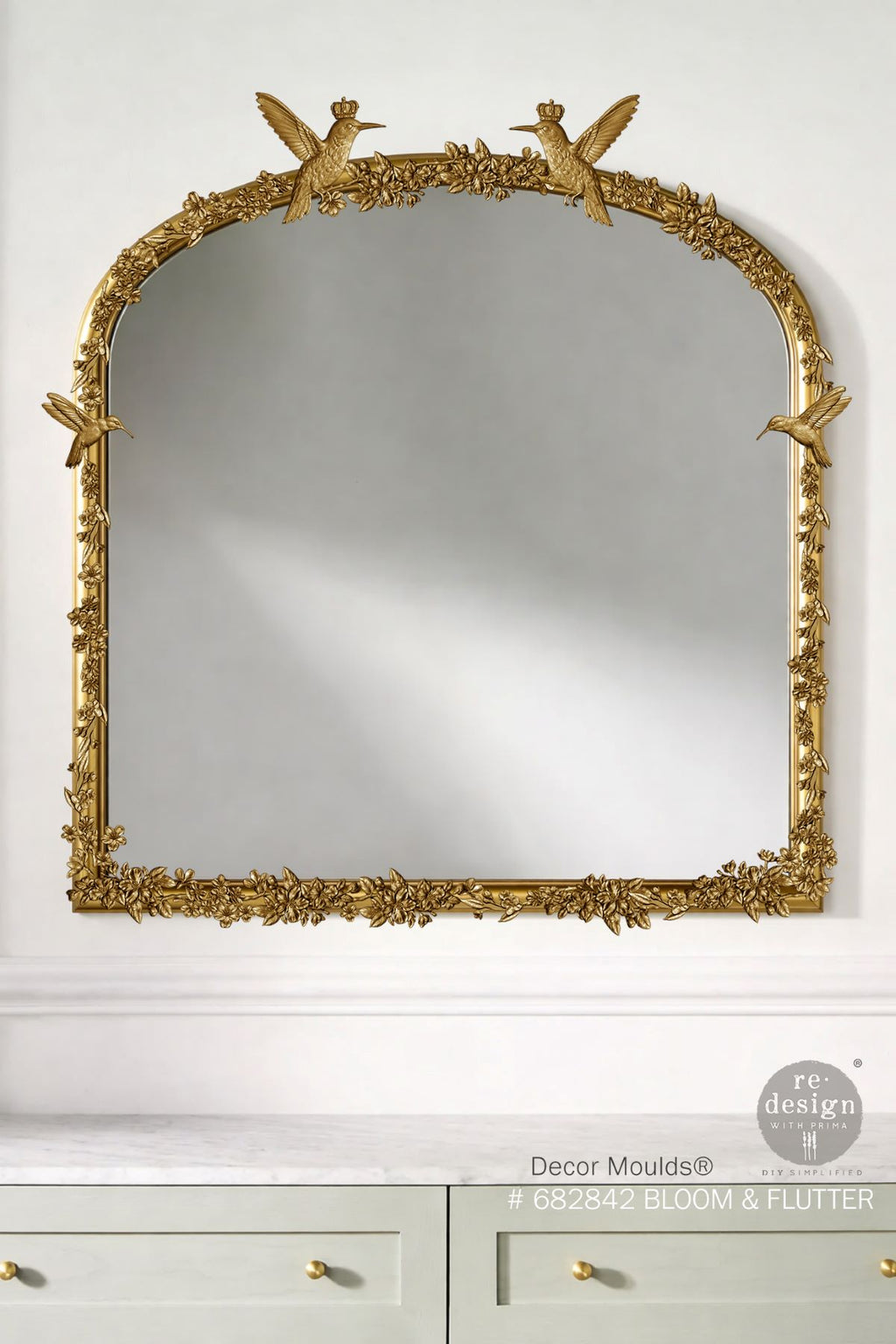 Bloom & Flutter | 5"x10"x8mm | Decor Mould | Redesign with Prima