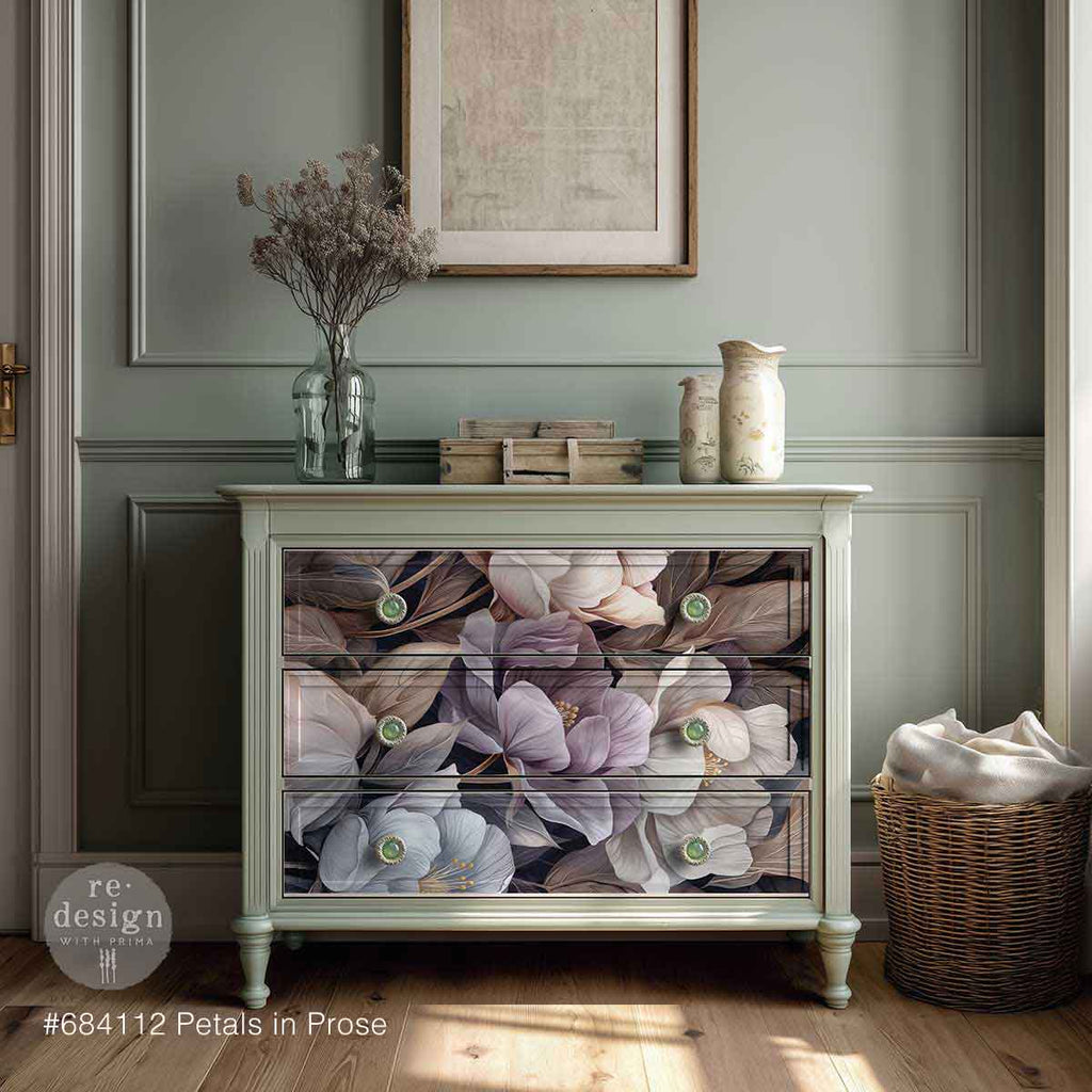 Petals in Prose | 19.5" x 30" | Décor Tissue Paper | Redesign with Prima