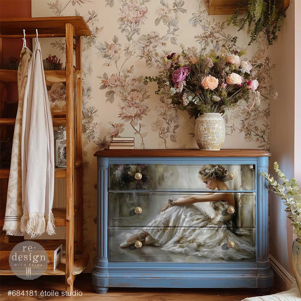 Étoile Studio | A1 23.4" x 33.1" | Decoupage Fiber Paper | Kacha for Redesign with Prima