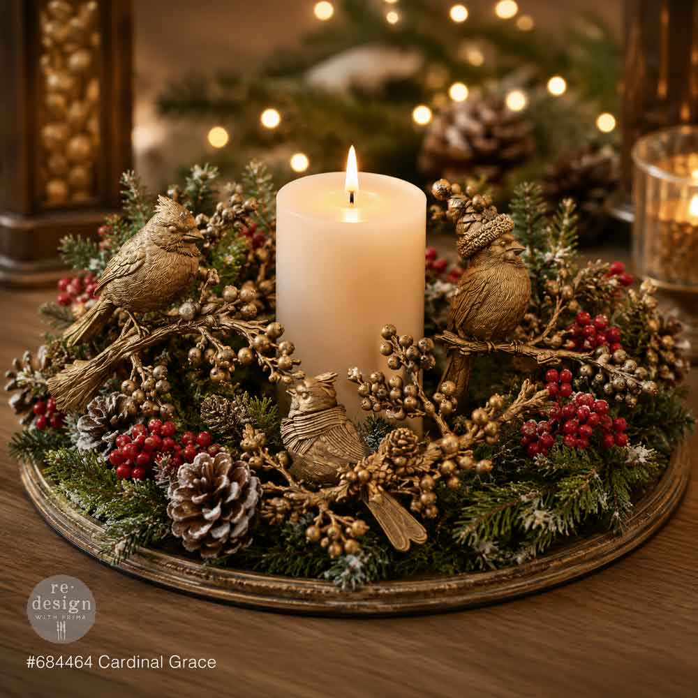 Cardinal Grace | 5" x 8" x 8mm | Décor Mould® | Redesign with Prima