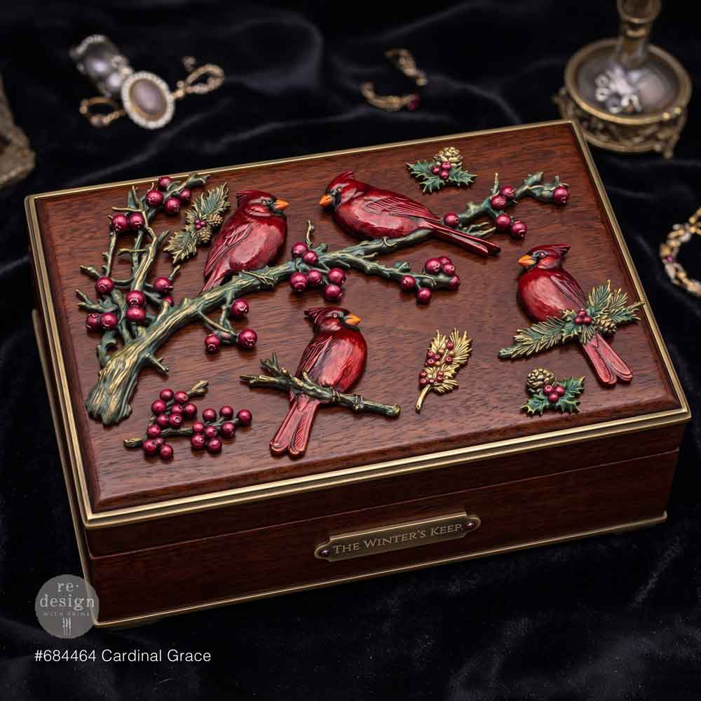 Cardinal Grace | 5" x 8" x 8mm | Décor Mould® | Redesign with Prima