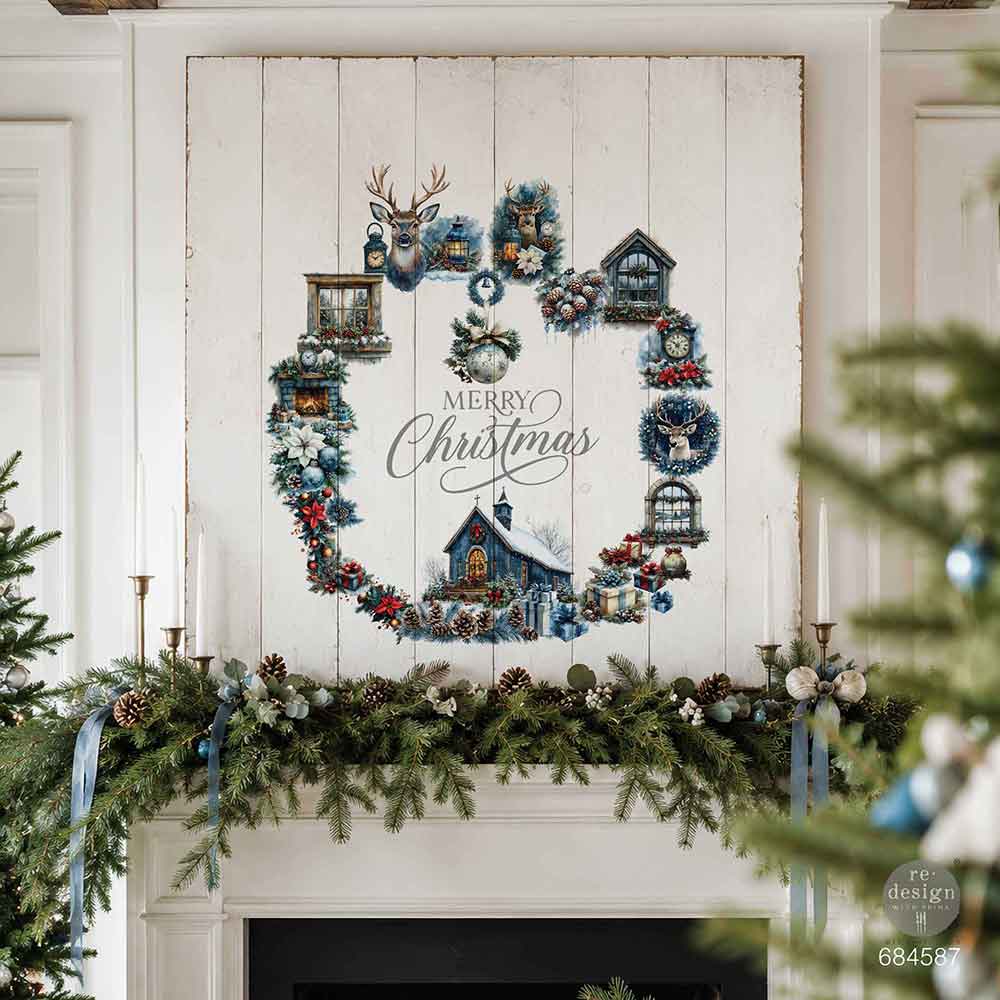 Quiet Country Blue | Middy Plus Transfers® – 4 Sheets, 8.5″ x 11″ Each | ReDesign with Prima