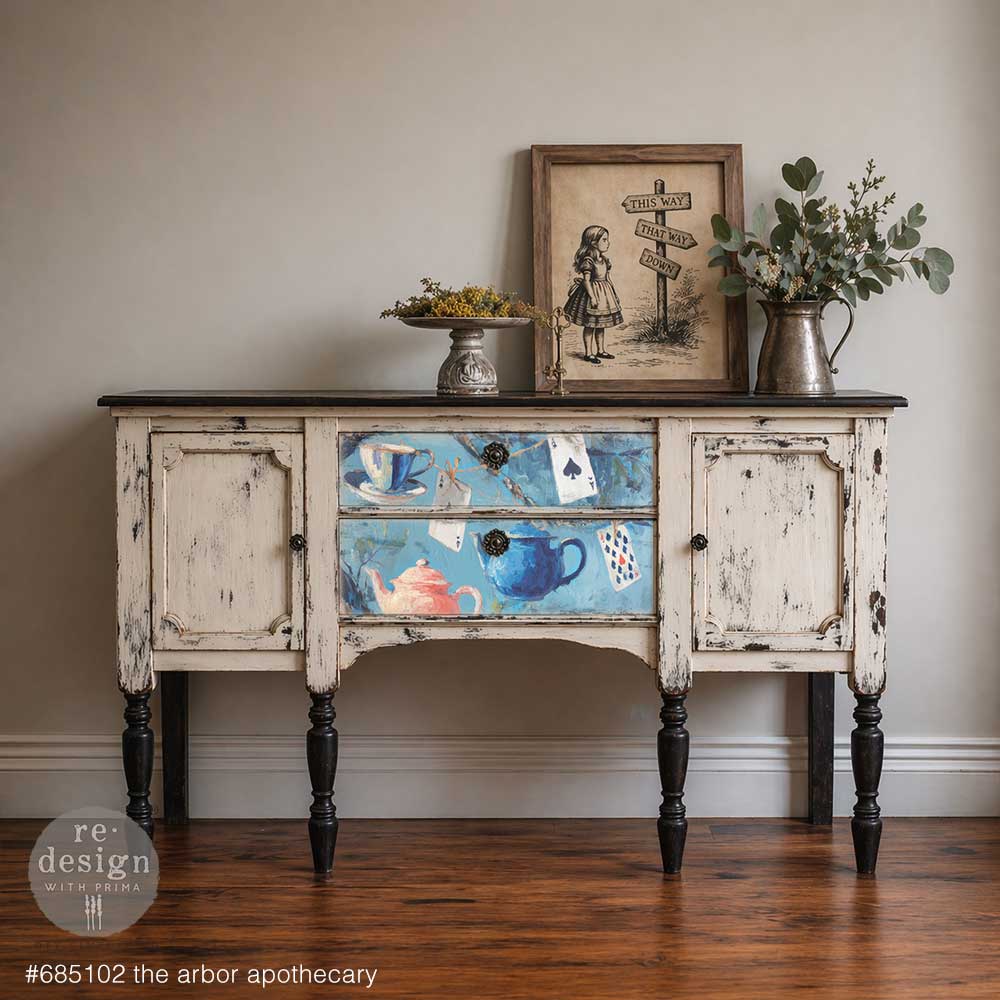 PREORDER | The Arbor Apothecary | A2 16.54" x 23.39" | Decoupage Fiber Paper | Redesign with Prima