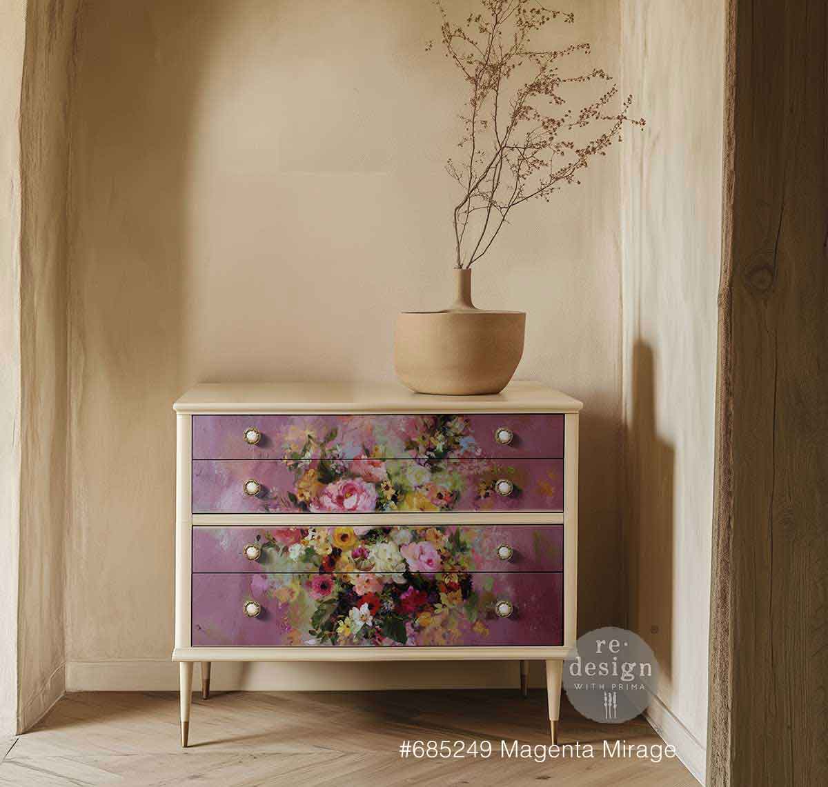 Magenta Mirage | 19.5" x 30" | Décor Tissue Paper | Redesign with Prima