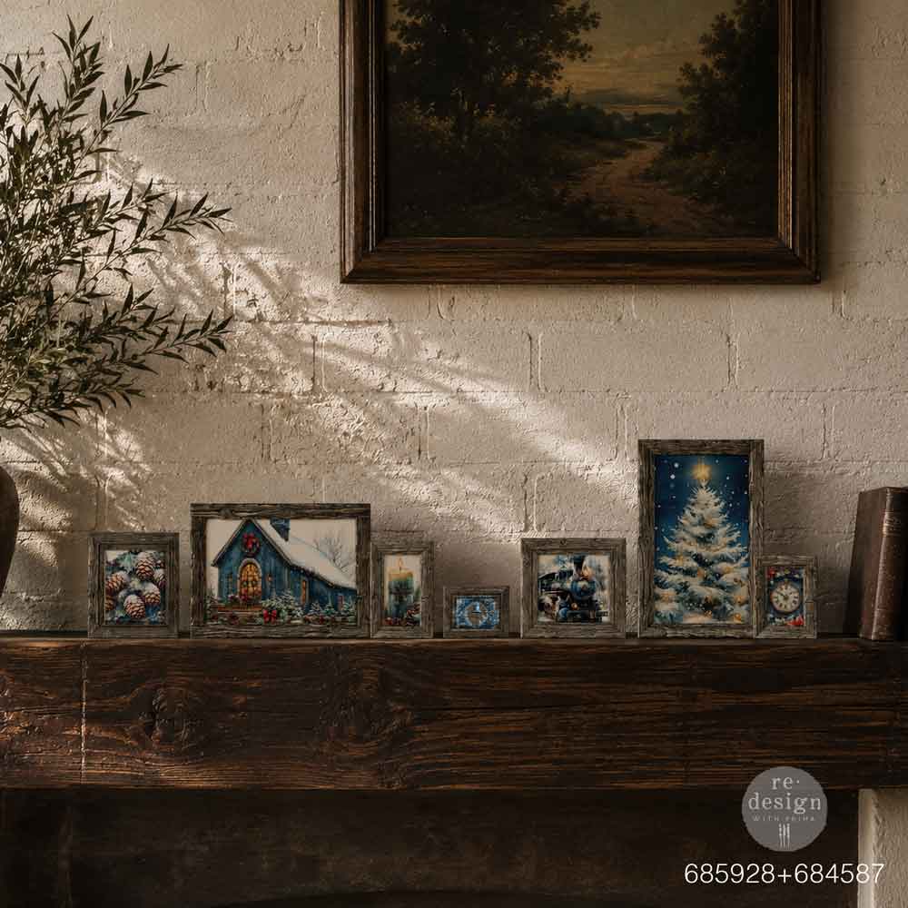 Vintage Timber Christmas | Decor Moulds® – 1 pc, 5″ x 8″ x 8mm | ReDesign with Prima