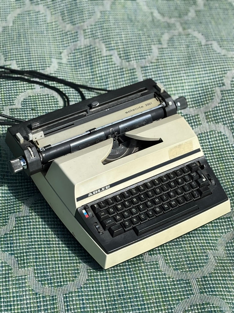 Vintage Adler Typewriter | Retro Office Decor | Satellite 2001