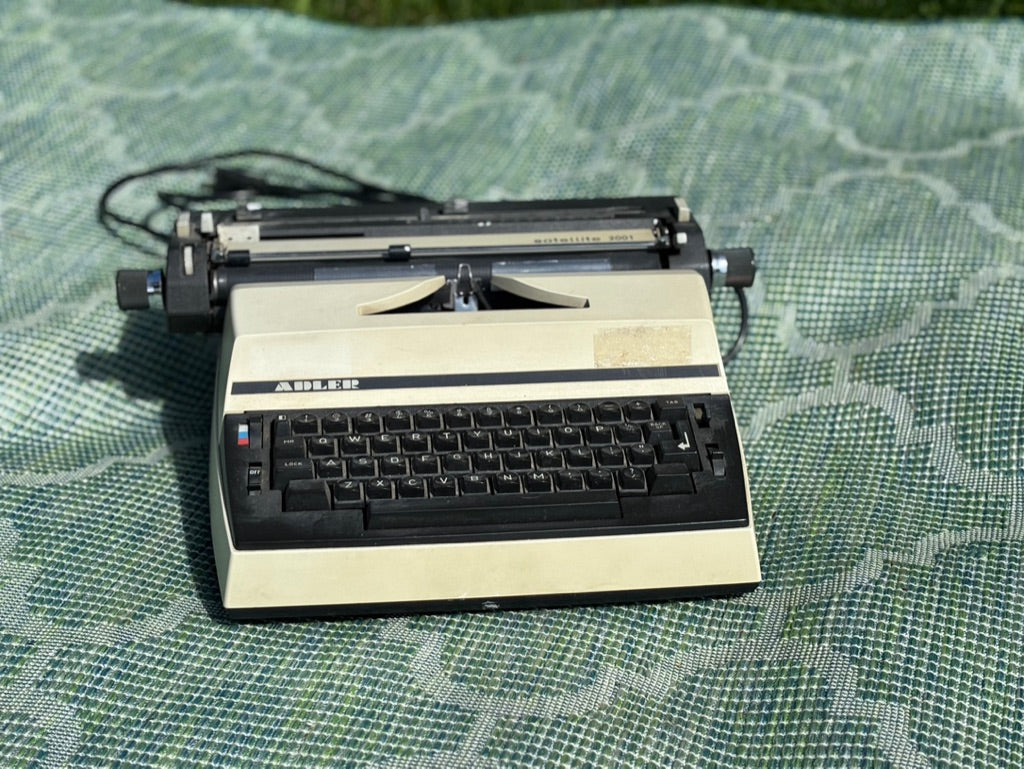 Vintage Adler Typewriter | Retro Office Decor | Satellite 2001