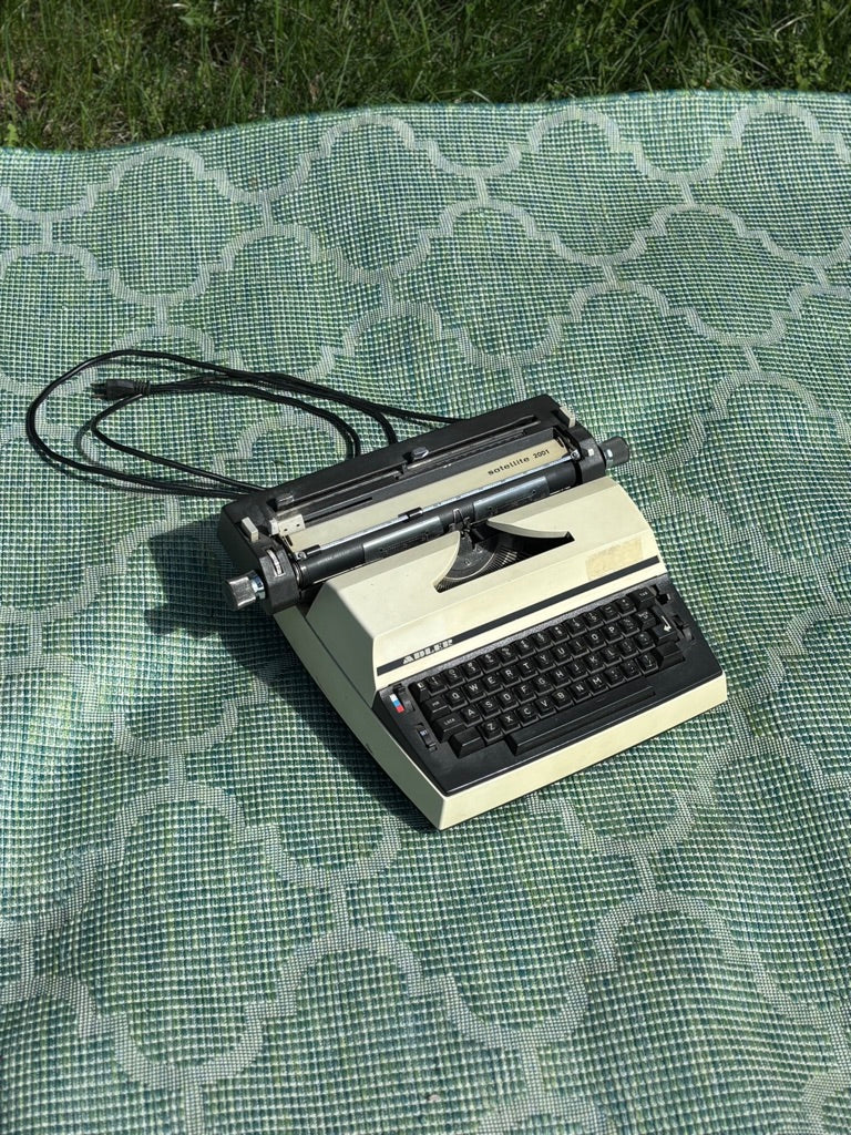 Vintage Adler Typewriter | Retro Office Decor | Satellite 2001