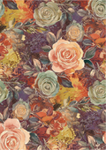 Autumn Garden | A3 Rice Decoupage Paper – 1 Sheet, 11.7" x 16.54" | Dixie Belle
