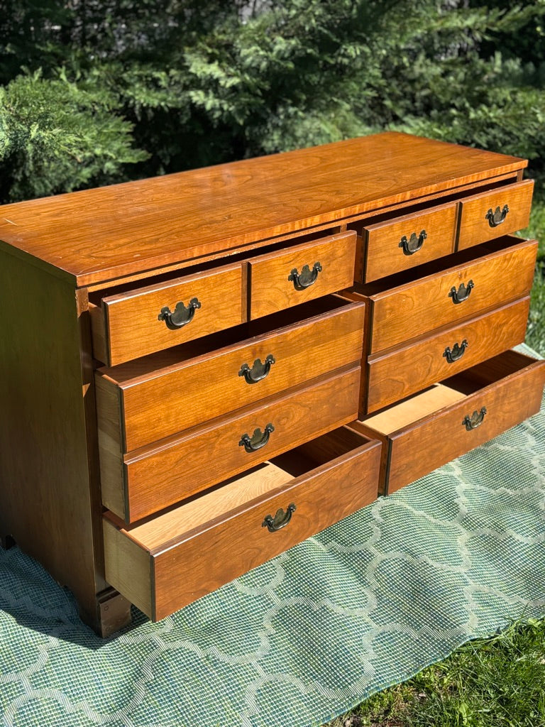 Vintage 6 Drawer Dresser | Wood Dresser | As-Is Ready for Rescue
