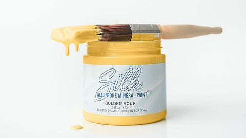 Golden Hour | Dixie Belle Silk Paint | warm yellow | Furniture Paint