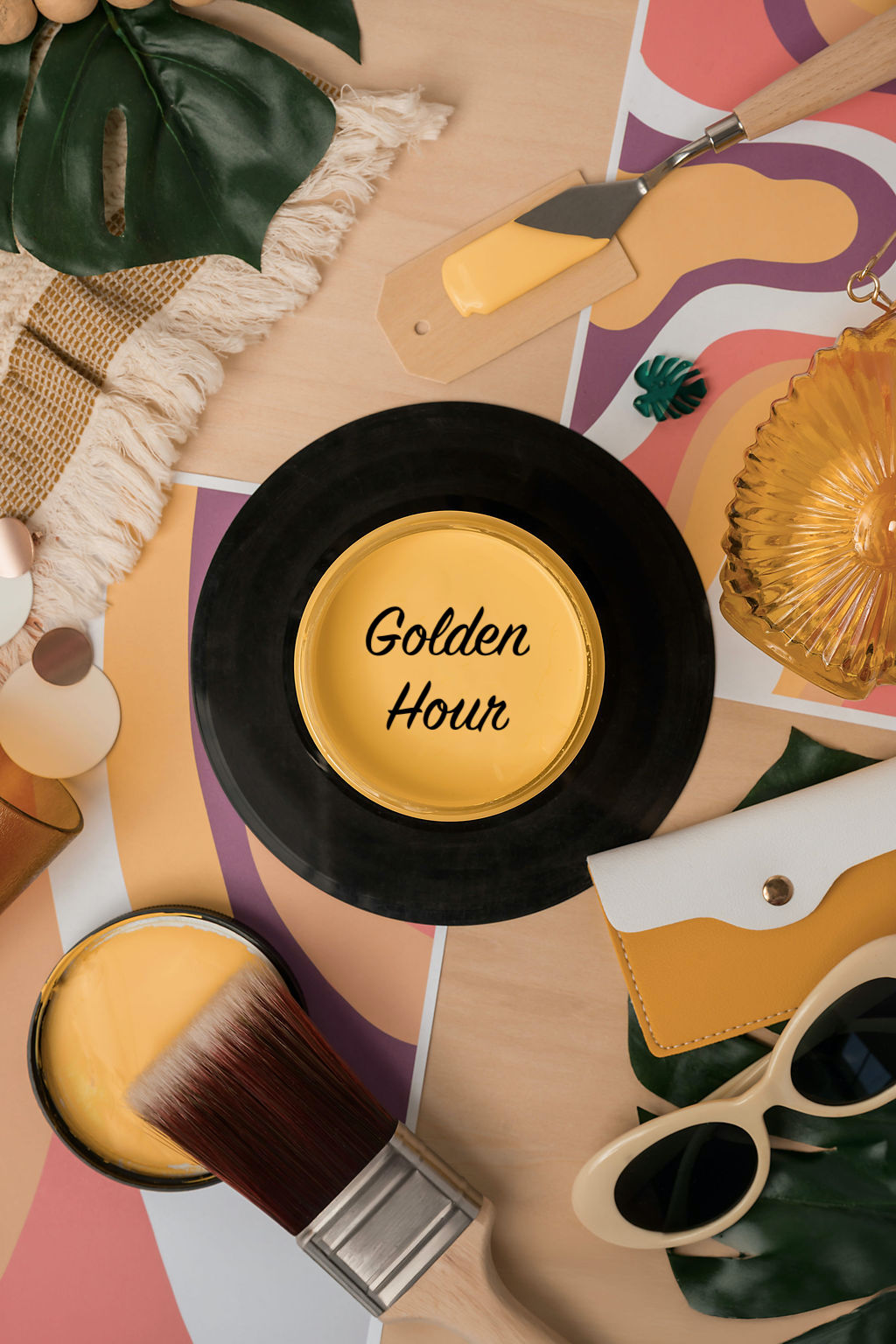 Golden Hour | Dixie Belle Silk Paint | warm yellow | Furniture Paint