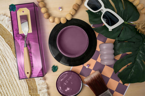 Heaven Sent | Dixie Belle Silk Paint | muted plum | Furniture Paint