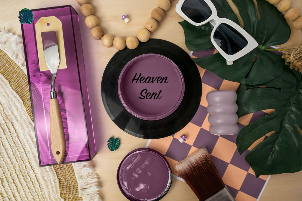 Heaven Sent | Dixie Belle Silk Paint | muted plum | Furniture Paint