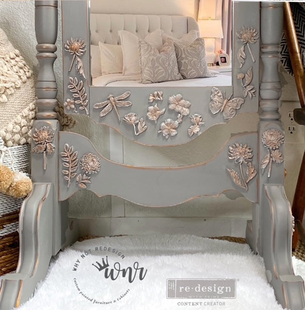 Cherry Blossoms - Resin Mould 5"x8" Redesign with Prima