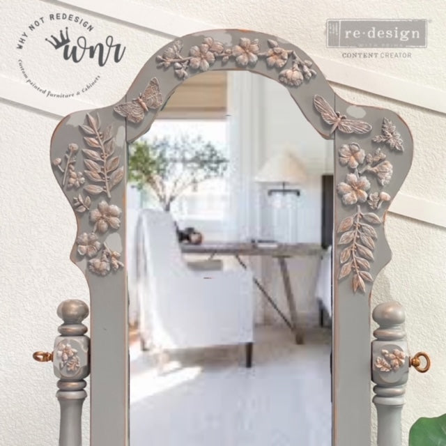 Cherry Blossoms - Resin Mould 5"x8" Redesign with Prima