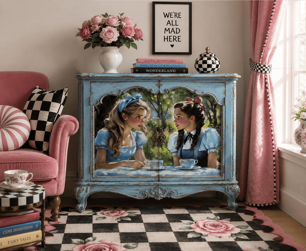 Fairytale Plots | 21"x29" | Decoupage Tissue Paper | Whimsykel Designs