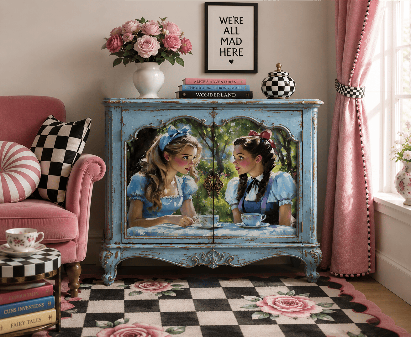 Fairytale Plots | 21"x29" | Decoupage Tissue Paper | Whimsykel Designs