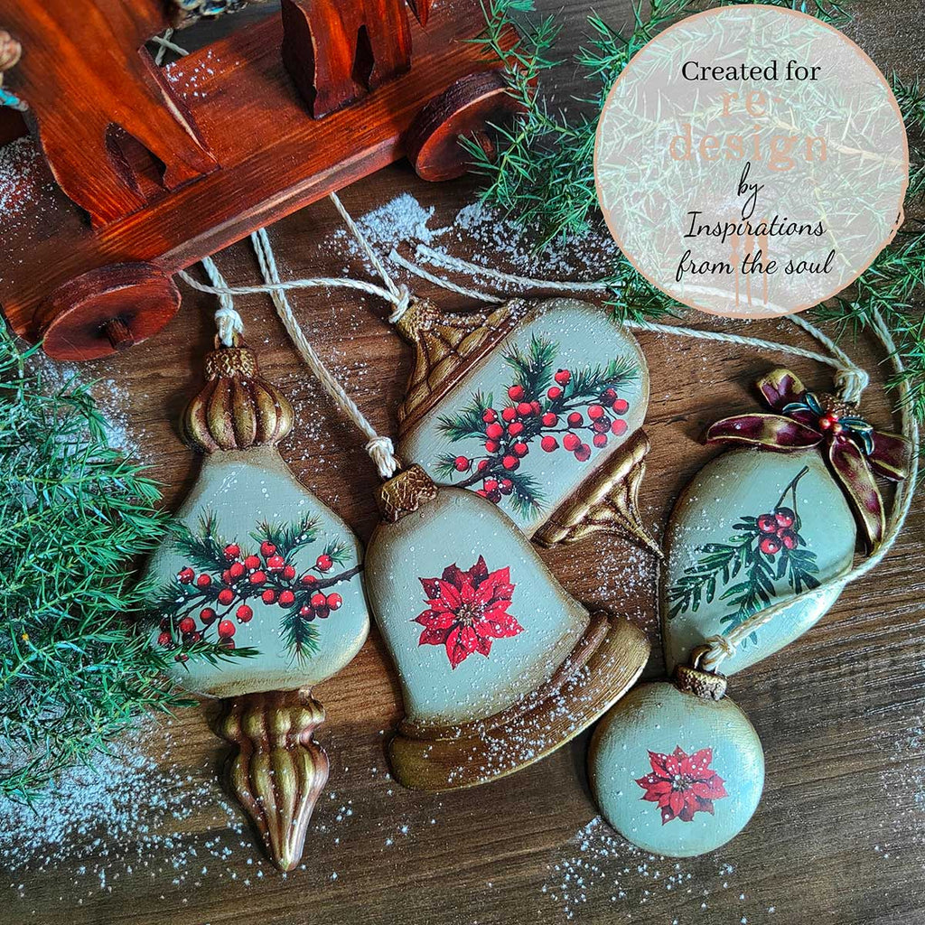 Bright Baubles | 5"x10" | Decor Moulds for Crafts | Redesign with Prima