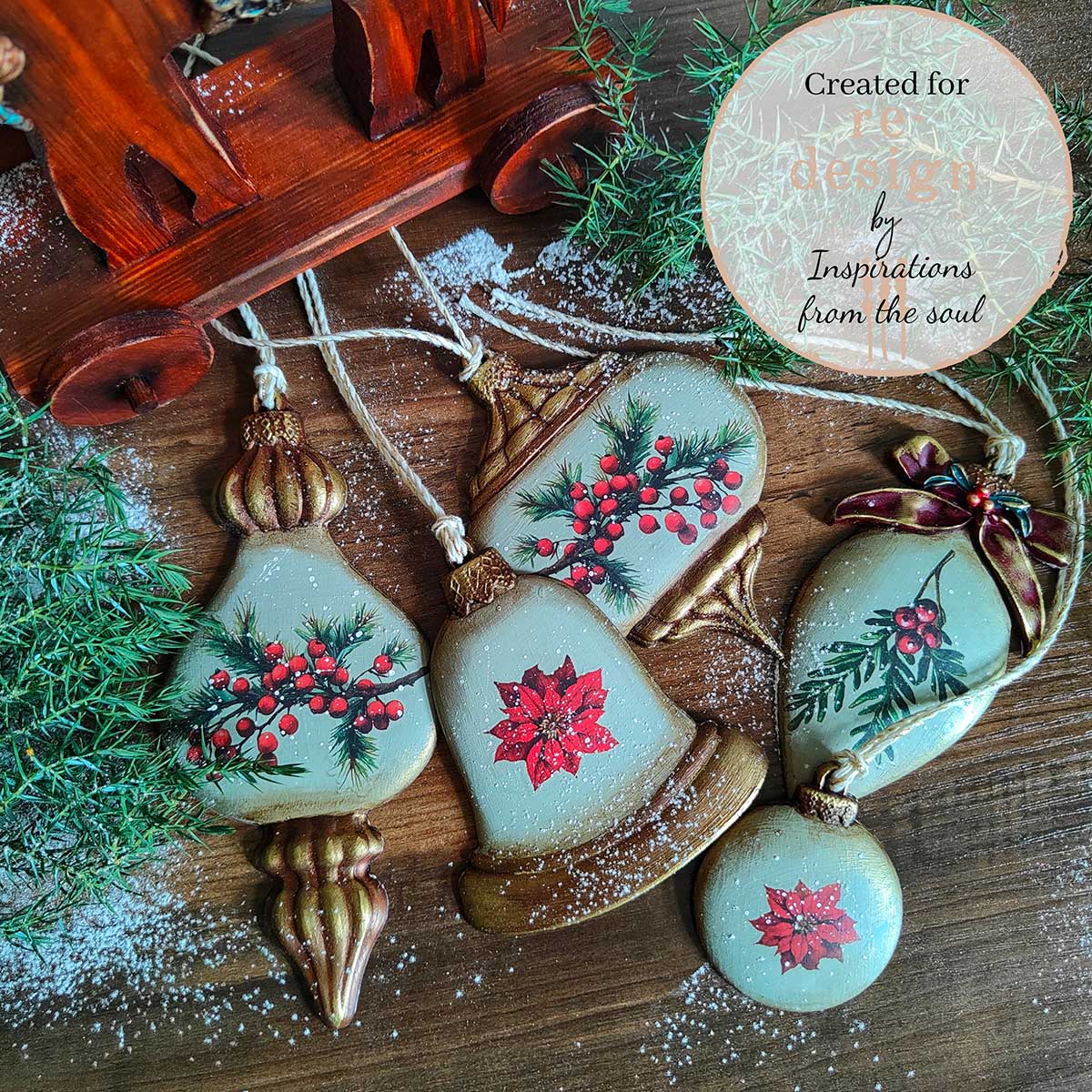 Bright Baubles | 5"x10" | Decor Moulds for Crafts | Redesign with Prima