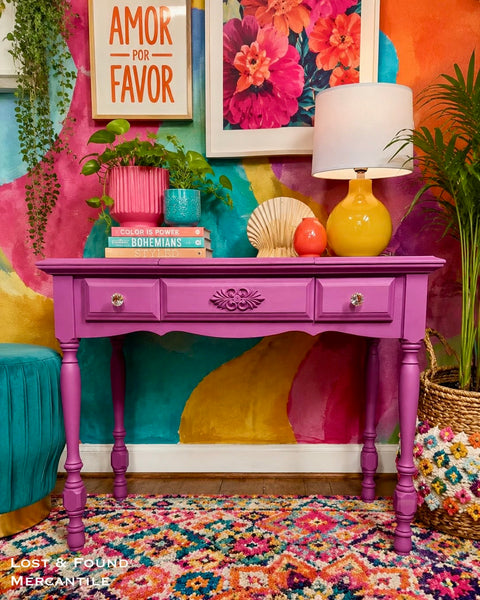 Heaven Sent | Dixie Belle Silk Paint | muted plum | Furniture Paint