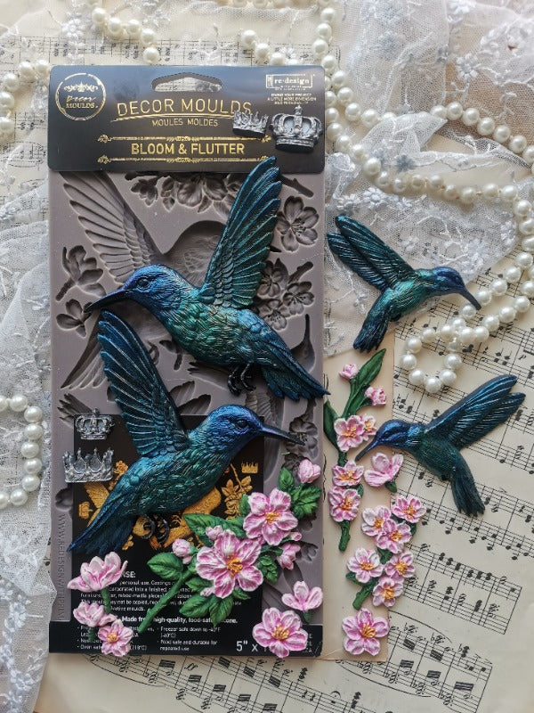 Bloom & Flutter | 5"x10"x8mm | Decor Mould | Redesign with Prima