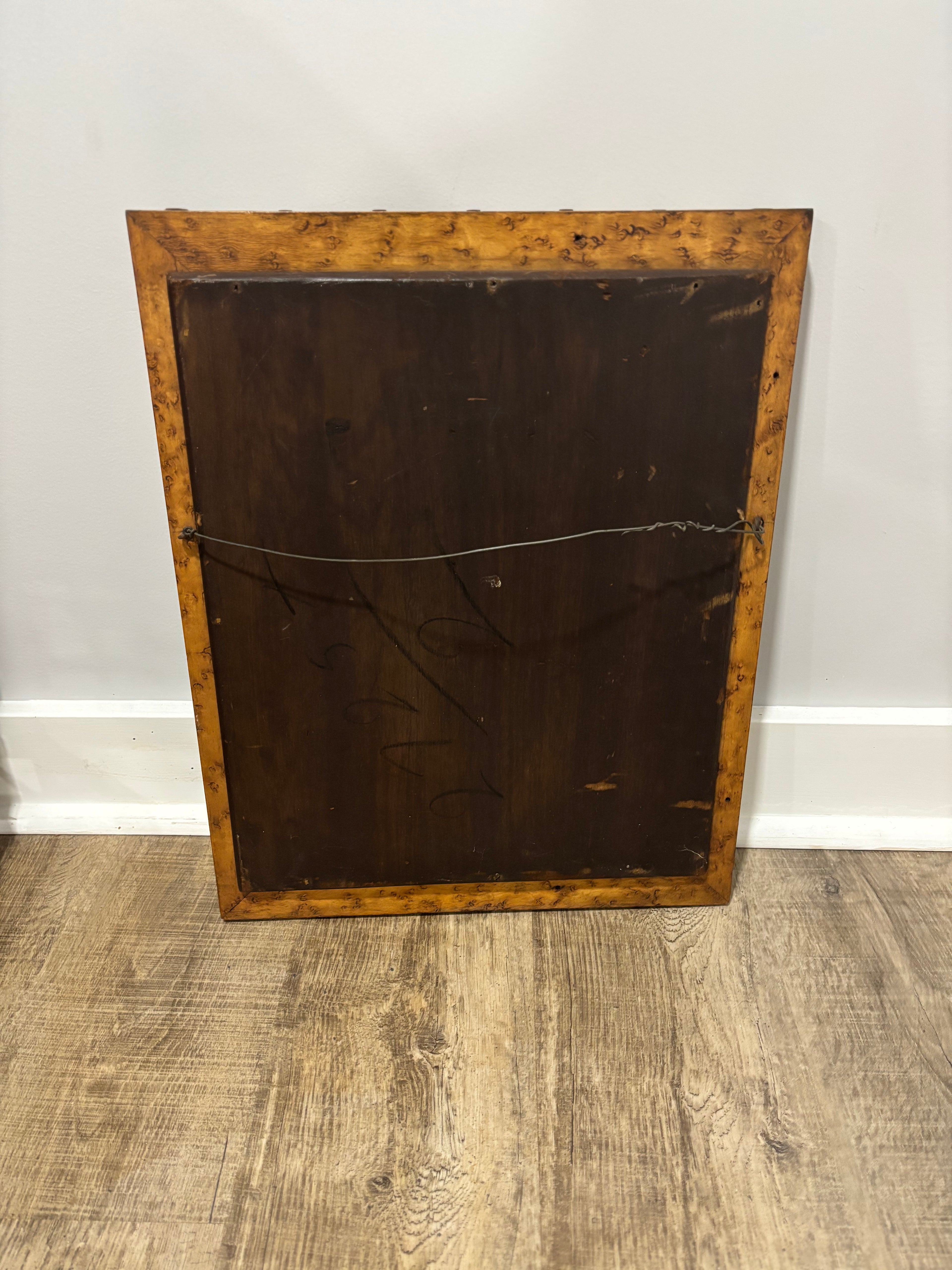 Rare Aesthetic Movement Faux Bamboo Bird's-Eye Maple Partial Bedroom Suite | Secretary Desk, Chair, Mirror & Twin Bed | Attributed to R.J. Horner | c. 1885–1895