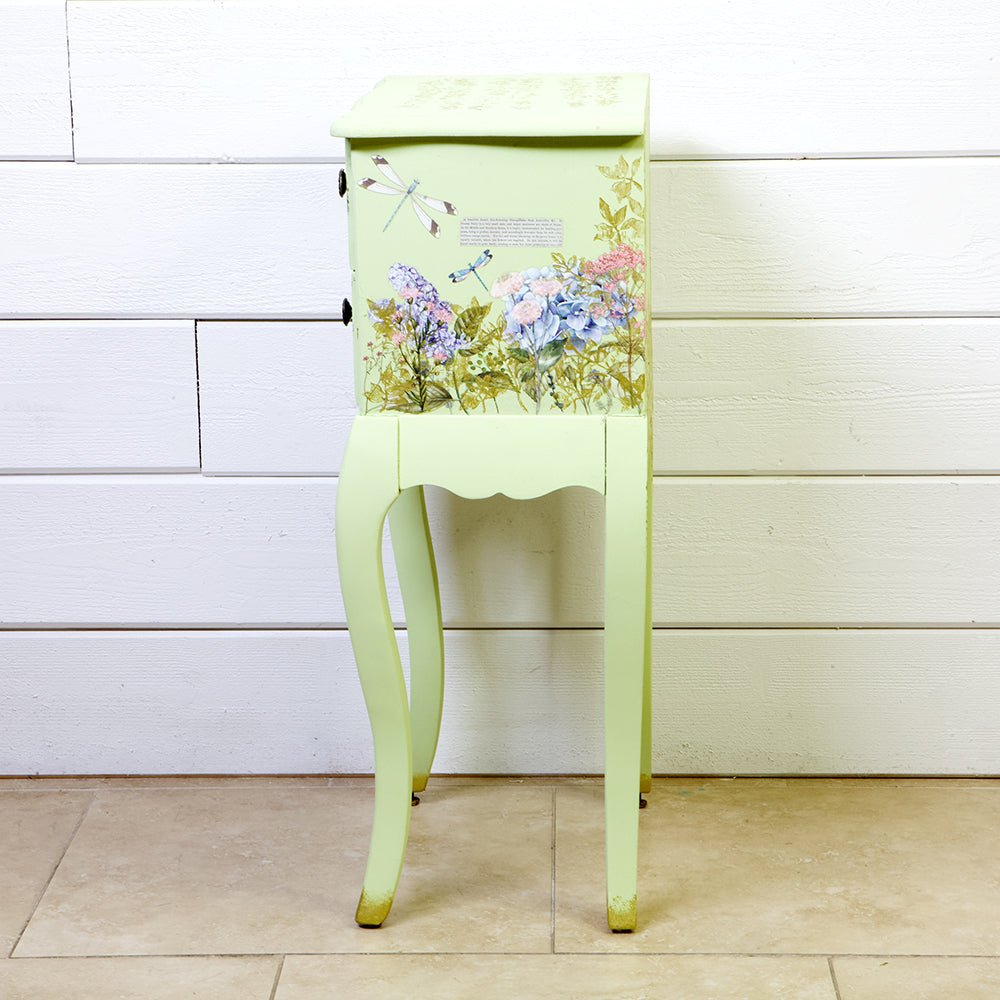 Botanical Paradise | Small Transfers | Redesign With Prima | Rub on Transfers for Furniture and Crafts | 3 sheets- 6"x12" | butterflies bees and florals