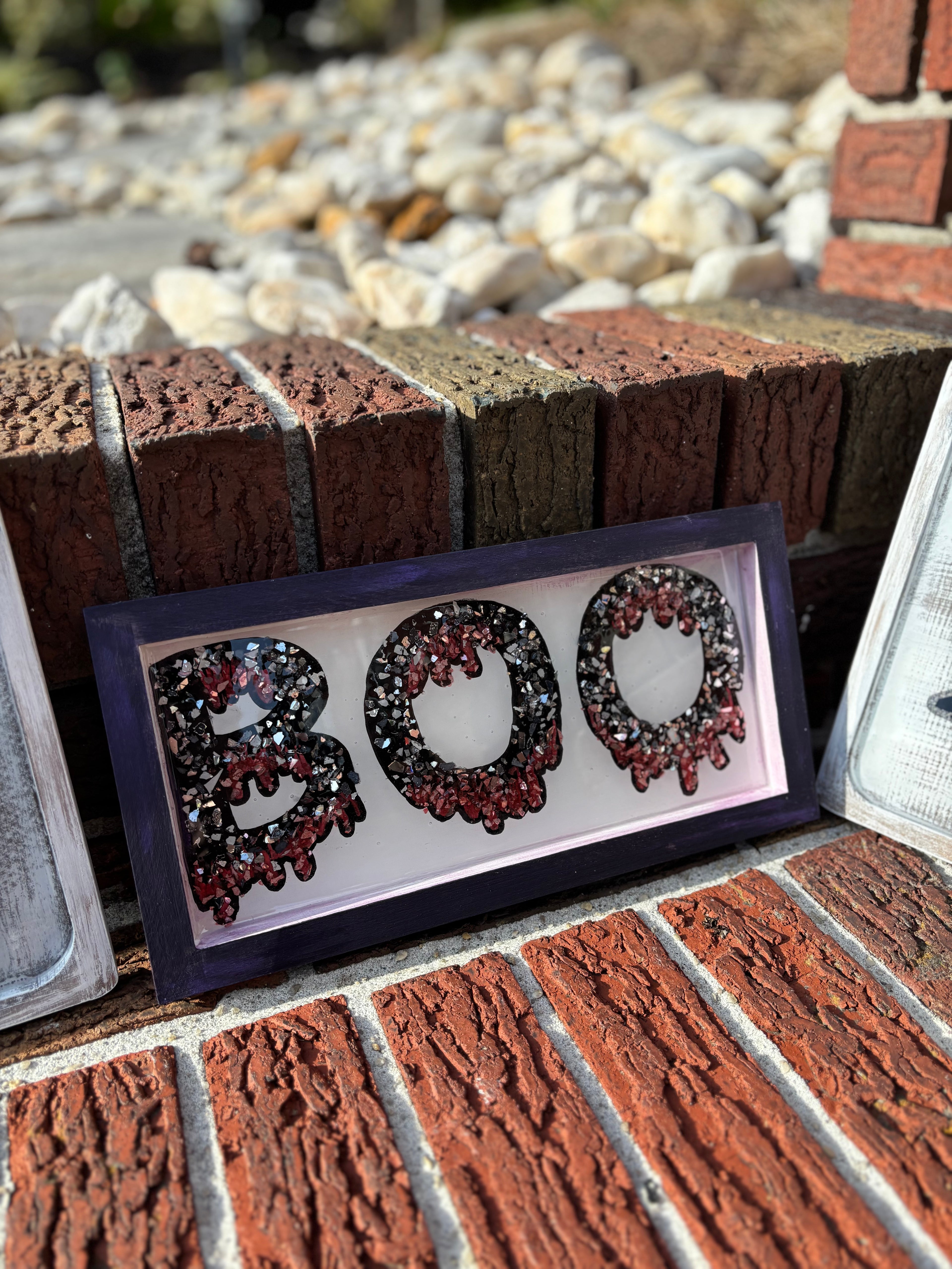 Spook-tacular Crushed Glass in Resin Workshop