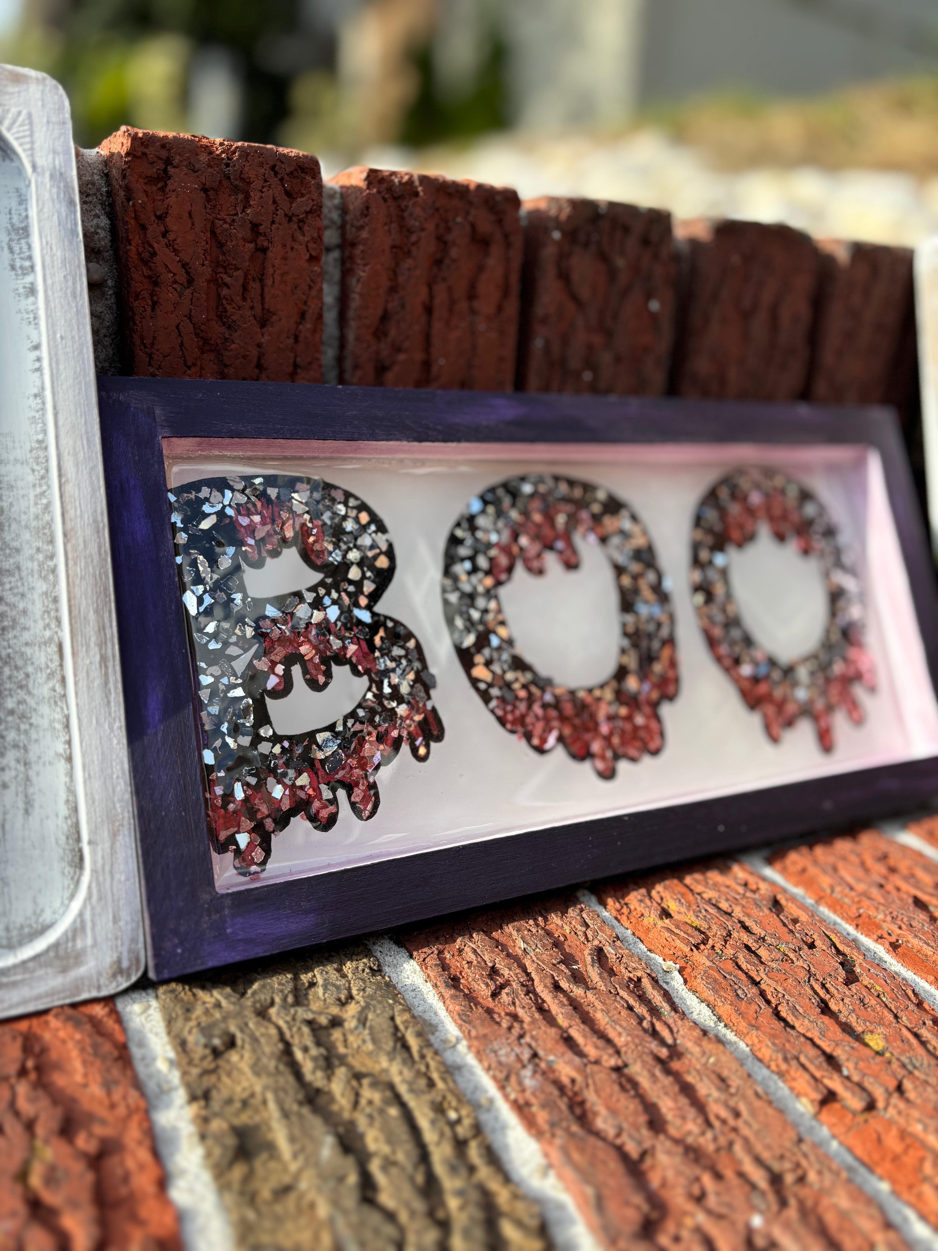 Spook-tacular Crushed Glass in Resin Workshop