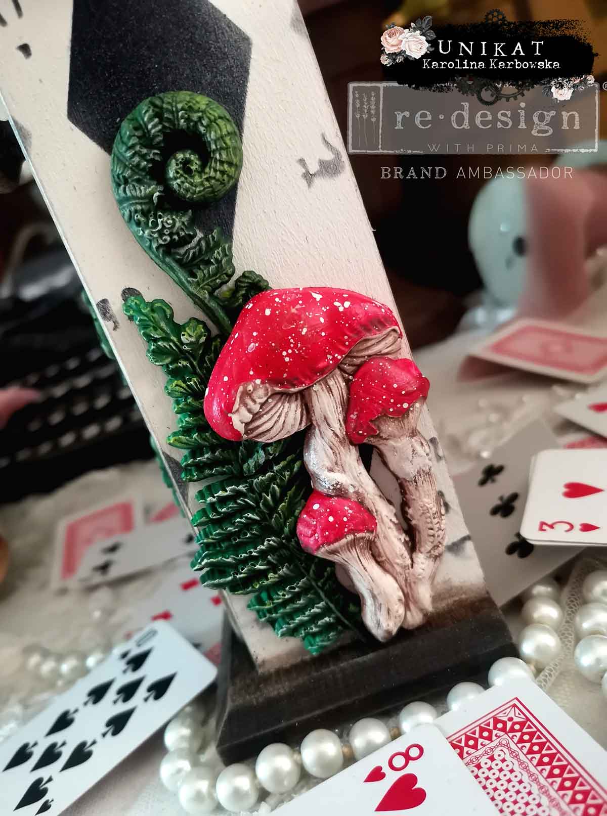 Following Alice - Lost In Wonderland Collection Mould - Resin Mould 5"x8" Redesign with Prima