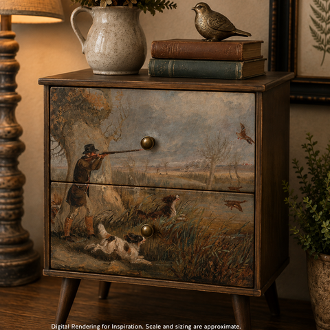 Marsh Morning | A3 Rice Decoupage Paper – 1 Sheet, 11.7" x 16.54" | Dixie Belle