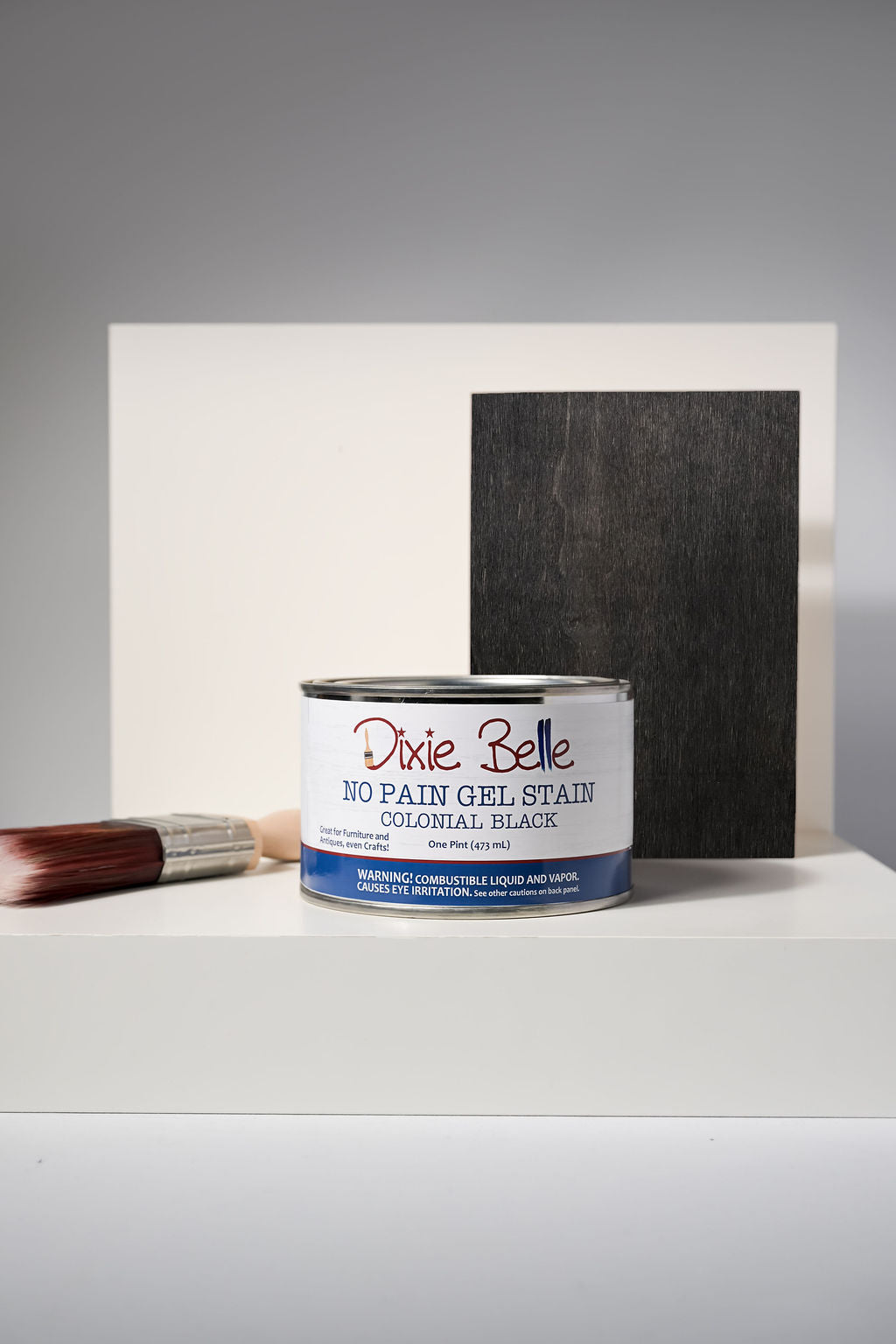 No Pain Gel Stain - Dixie Belle Paint Company - 16oz jar - use on top of existing finish or raw wood