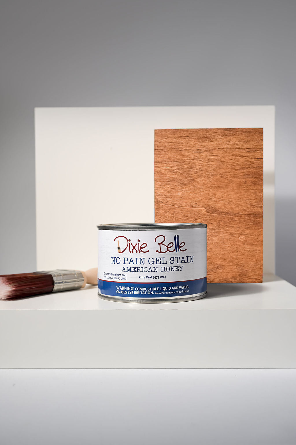 No Pain Gel Stain - Dixie Belle Paint Company - 16oz jar - use on top of existing finish or raw wood