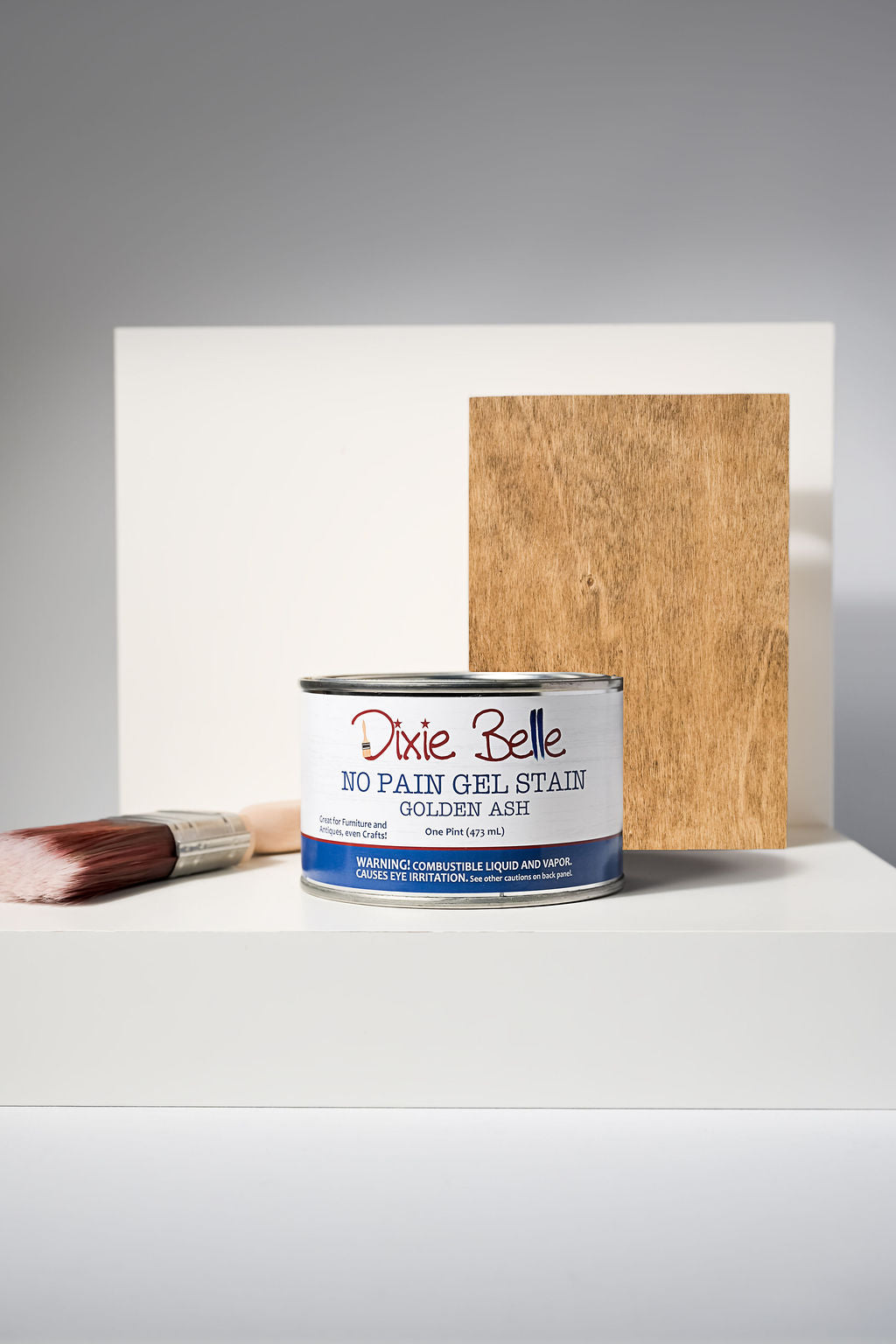 No Pain Gel Stain - Dixie Belle Paint Company - 16oz jar - use on top of existing finish or raw wood