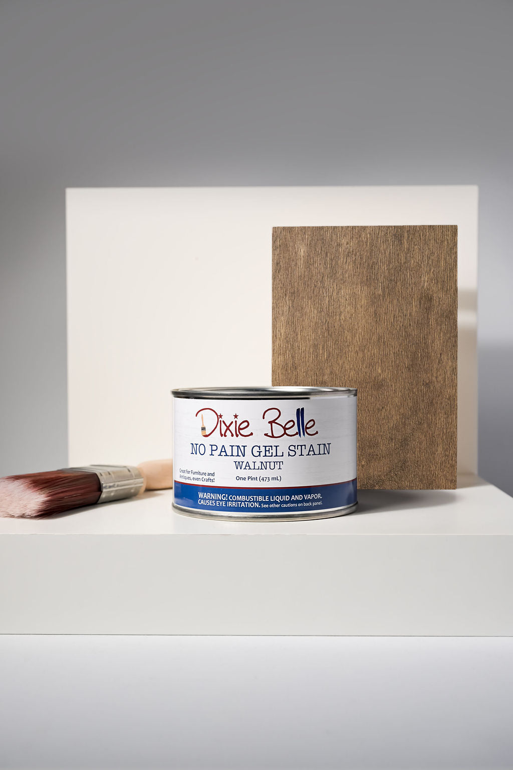 No Pain Gel Stain - Dixie Belle Paint Company - 16oz jar - use on top of existing finish or raw wood
