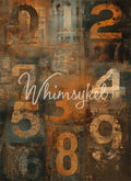 Abstract art with numbers