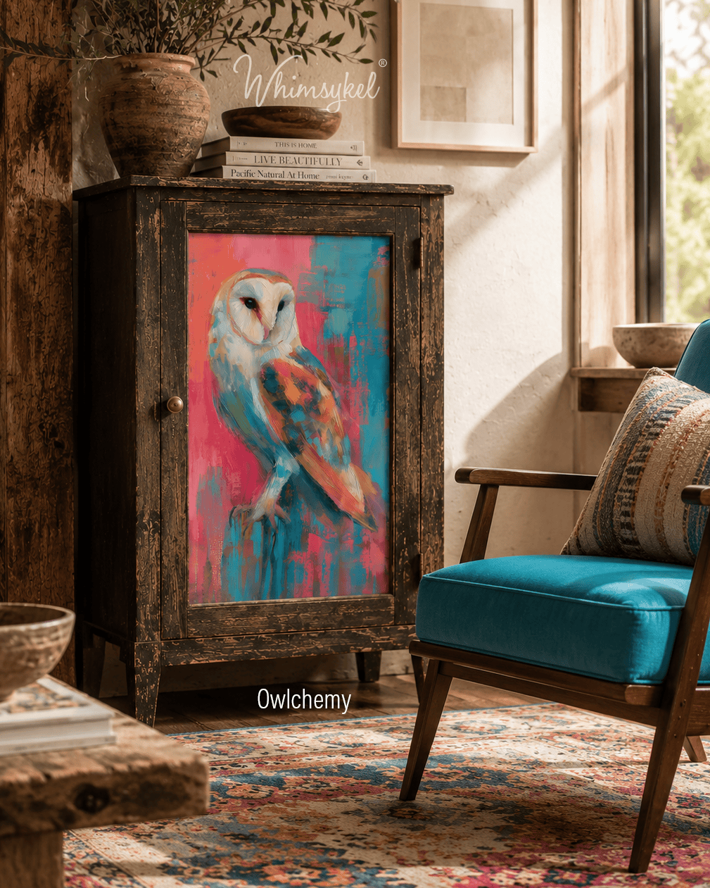 Owlchemy | 21"x29" | Decoupage Tissue Paper | Whimsykel Designs