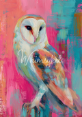 Owlchemy | 21"x29" | Decoupage Tissue Paper | Whimsykel Designs