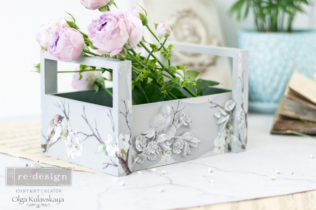 Salon De Le Belle Epoque | 6"x6" | Decor Moulds for Crafts | Redesign with Prima