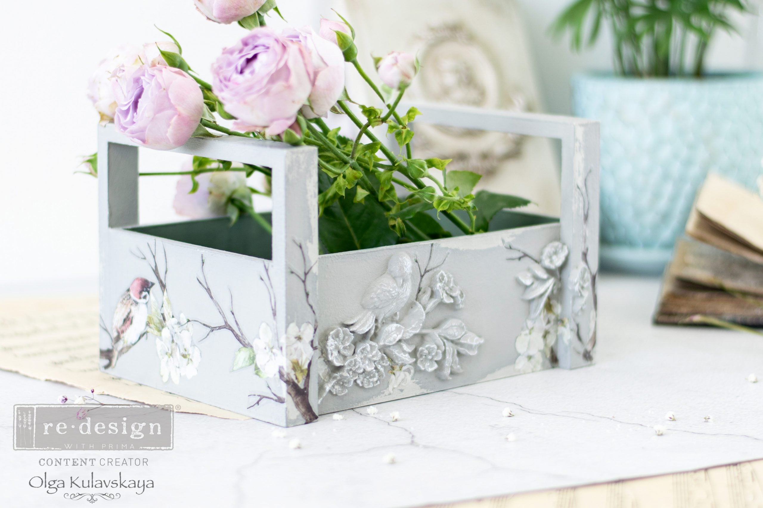 Salon De Le Belle Epoque | 6"x6" | Decor Moulds for Crafts | Redesign with Prima