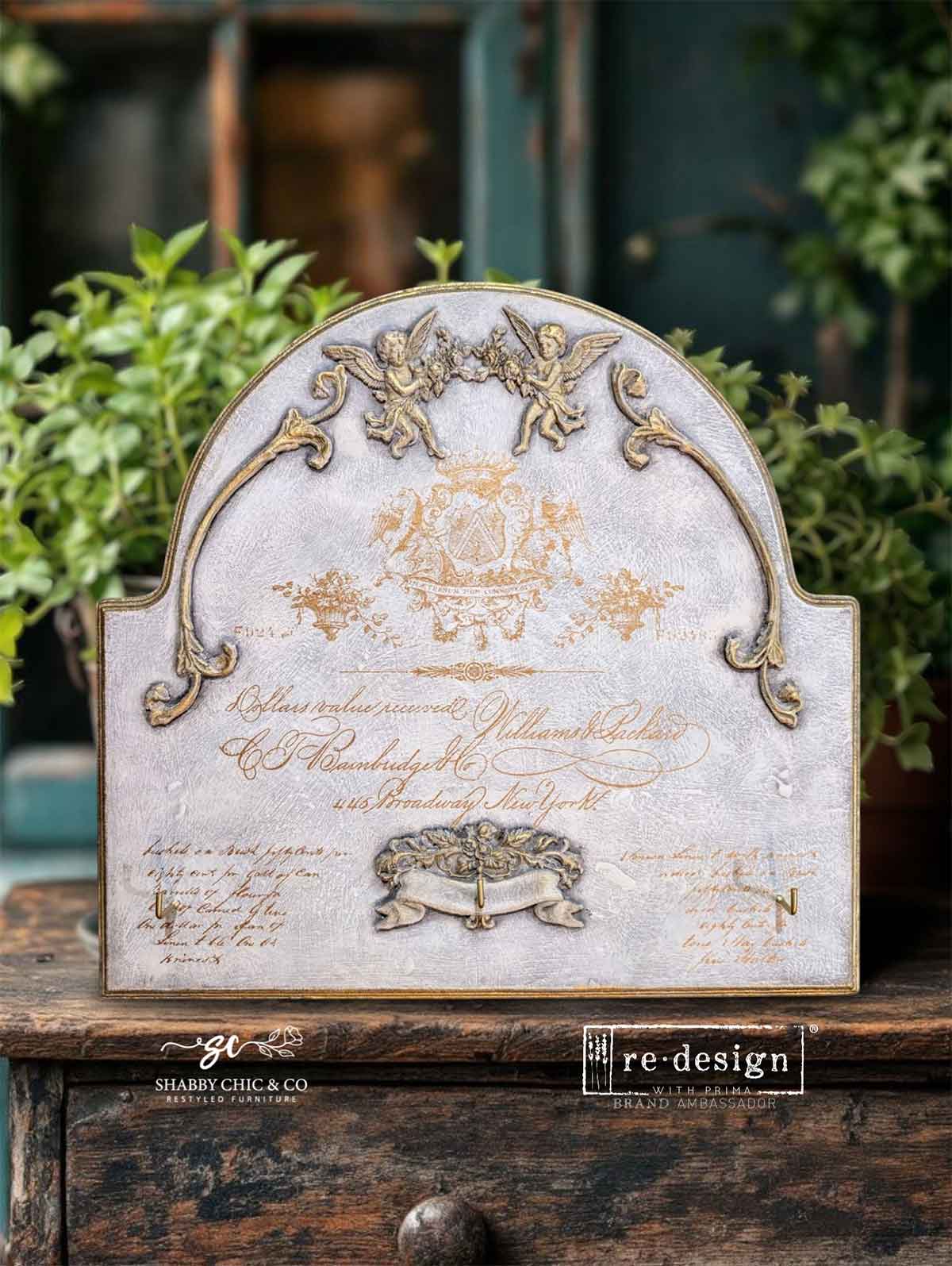 Blooming Banners | 5" x 10" x 8mm | Décor Mould® | Redesign with Prima