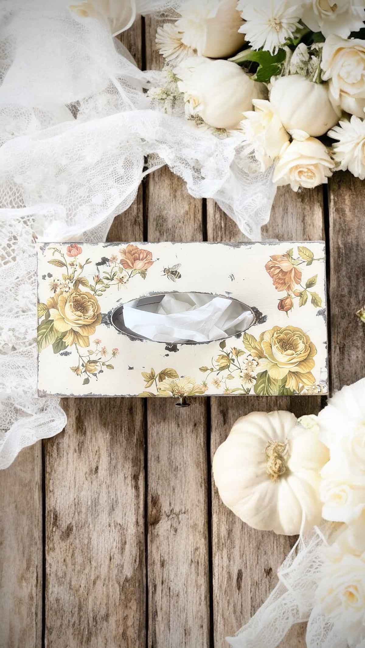 Belle Époque Blooms | 8.5"x11" | Middy Decor Transfer | Redesign with Prima