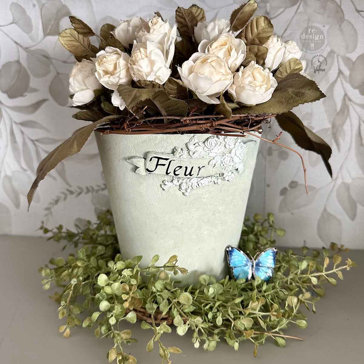 Blooming Banners | 5" x 10" x 8mm | Décor Mould® | Redesign with Prima