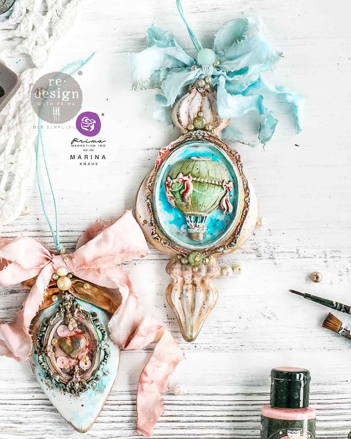 Bright Baubles | 5"x10" | Decor Moulds for Crafts | Redesign with Prima