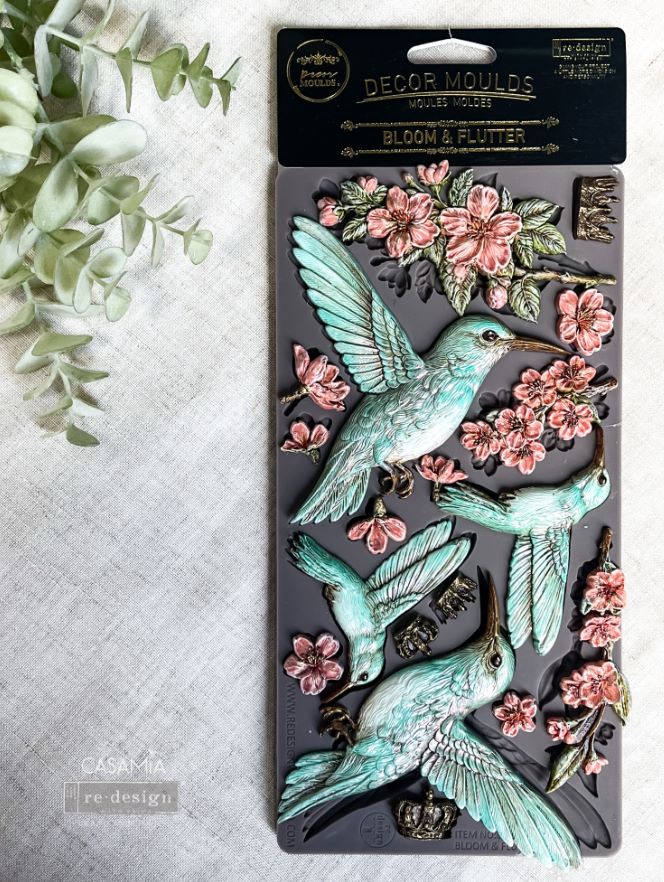 Bloom & Flutter | 5"x10"x8mm | Decor Mould | Redesign with Prima