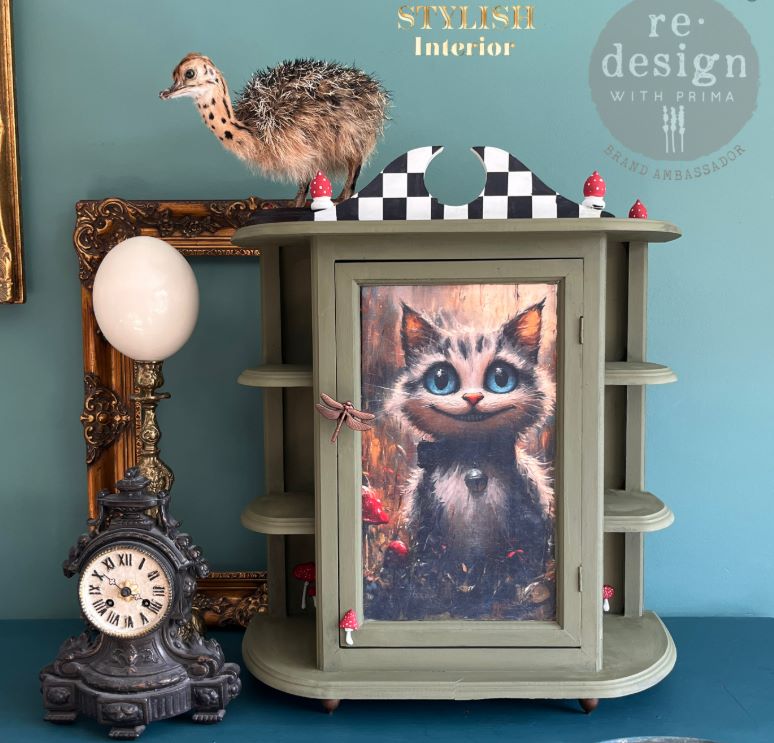 PREORDER | Whiskers of Wit | A3 11.7" x 16.5" | Decoupage Fiber Paper | Redesign with Prima