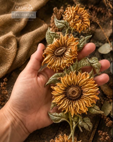 Golden Solstice | 5" x 8" x 8mm | Décor Mould® | Redesign with Prima