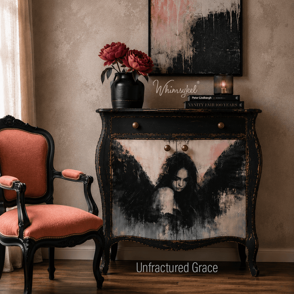 Unfractured Grace | 21"x29" | Decoupage Tissue Paper | Whimsykel Designs
